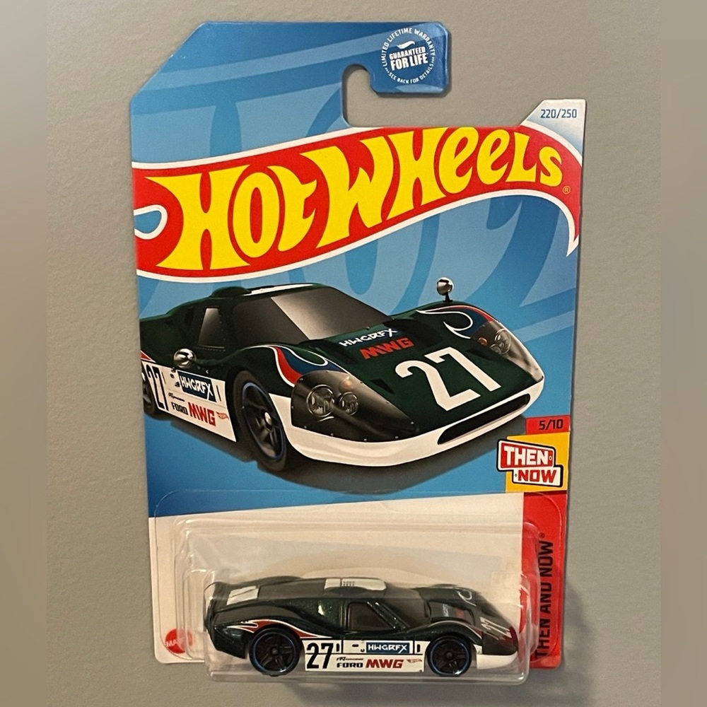 2024 Hot Wheels '67 Ford GT40 Mk.IV Black Then And Now Series